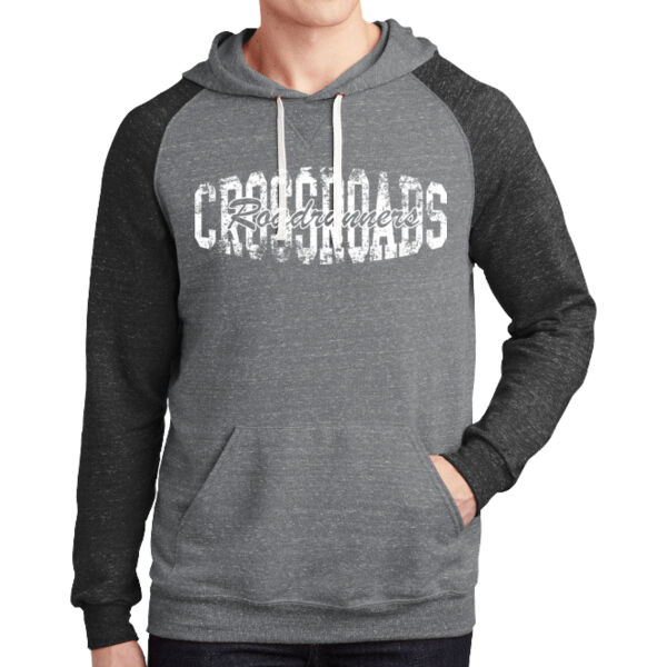 JERZEES ® Snow Heather French Terry Raglan Hoodie - Printed Logo Thumbnail