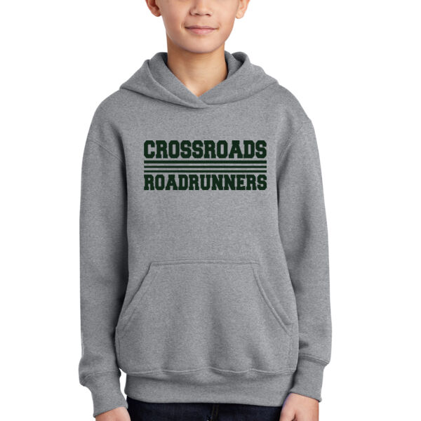 Port & Company® Youth Core Fleece Pullover Hooded Sweatshirt - Printed Logo Thumbnail