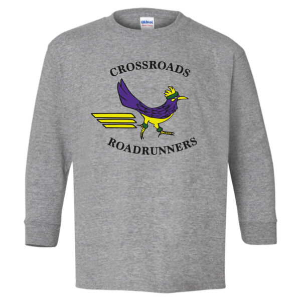 Gildan - Heavy Cotton™ Youth Long Sleeve T-Shirt -  Printed Logo Thumbnail