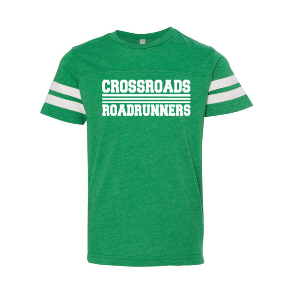 LAT - Youth Football Fine Jersey Tee -  Printed Logo Thumbnail