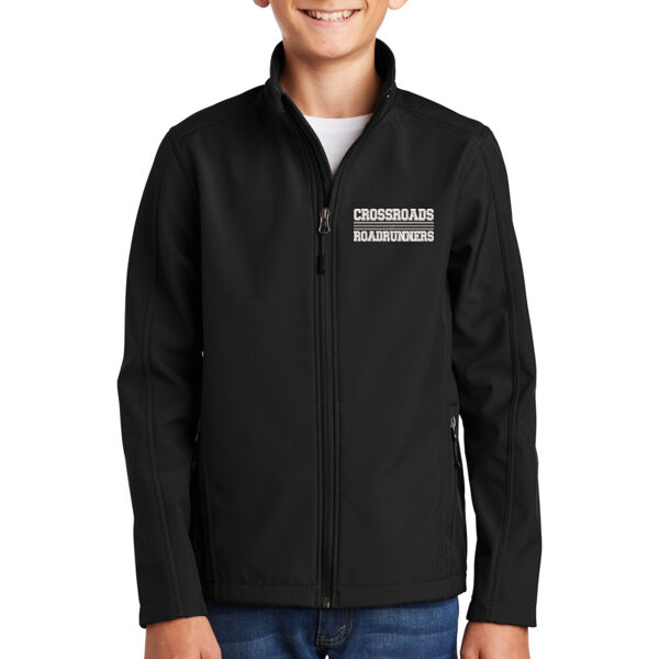 Port Authority® Youth Core Soft Shell Jacket - Embroidered Logo Thumbnail