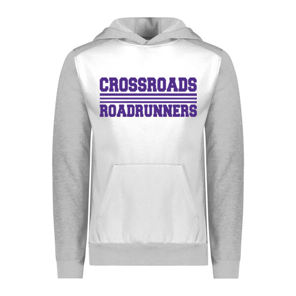 Augusta Sportswear - Youth Three-Season Fleece Pullover Hoodie - Printed Logo Thumbnail