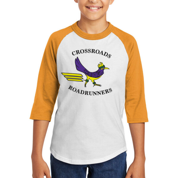 Sport-Tek® Youth Colorblock Raglan Jersey - Printed Logo Thumbnail