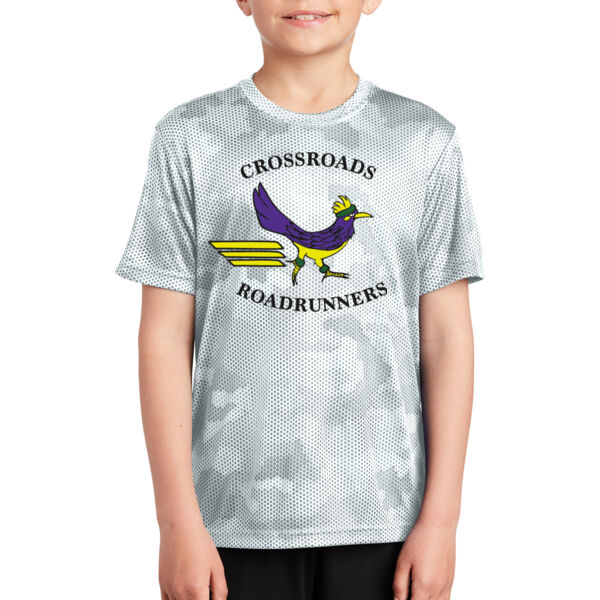 Sport-Tek® Youth CamoHex Tee - Printed Logo Thumbnail