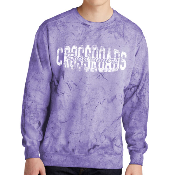 Comfort Colors® Color Blast Crewneck Sweatshirt - Printed Logo Thumbnail
