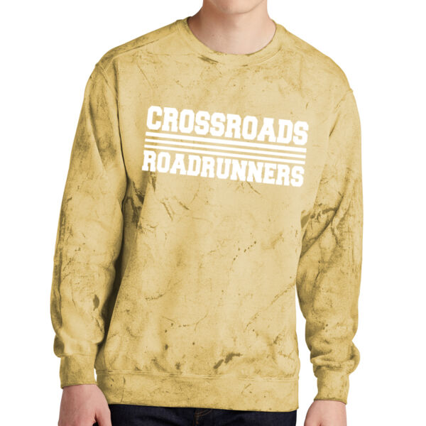 Comfort Colors® Color Blast Crewneck Sweatshirt - Printed Logo Thumbnail
