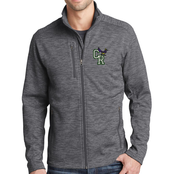 Port Authority® Digi Stripe Fleece Jacket - Embroidered Logo Thumbnail