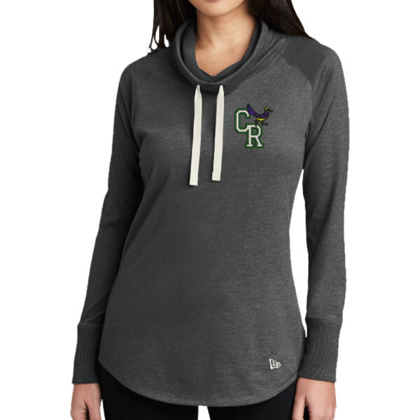 New Era ® Ladies Sueded Cotton Blend Cowl L/S Tee - Embroidered Logo Thumbnail
