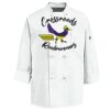 Eight Knot Button Chef Coat with Thermometer Pocket Thumbnail