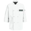 Button Chef Coat with Thermometer Pocket Thumbnail